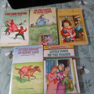 Lot of Five Laura Ingalls Wilder Paperback Little House on the Prairie Books